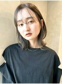 堀江/レイヤーカット　ミルクティーベージュミディアム