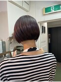 襟足ギリギリボブ