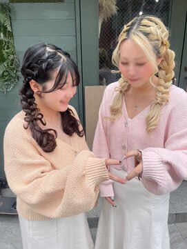 マーシュ(marshu) 【marshu osaka】ツインヘアアレンジ♪
