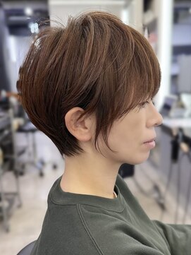 ブレス ヘアデザイン(BLESS hair design) 静岡ショートカット白髪染め切りっぱなしボブ大人ショートボブ