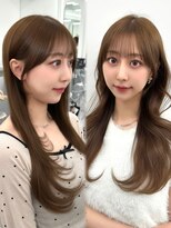 アマトウキョウ アユンチェ(AMA TOKYO×AYUNCHE)&nbsp;前髪顔まわり韓国ヘアレイヤーカットサイドバンク2wayバンク韓国
