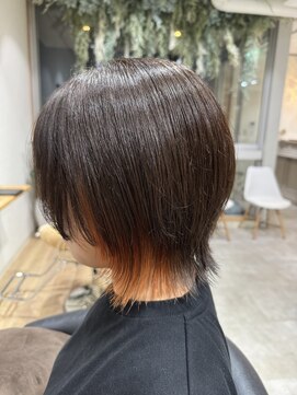 エスト 幕張本郷(est.) 幕張本郷アプリコットオレンジハイライトカラーくびれヘア