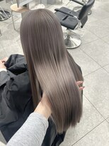 ペレ アネックス 大阪梅田茶屋町店(PELE ANNEX)&nbsp;ホワイトグレージュ/デジタルパーマ/フェザー/梅田