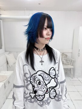 ネフ(NeF) 【ito】ブルー＆ブラックツートンカラーウルフレイヤー