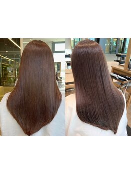 横浜駅直結徒歩30秒【シャキっとしない柔らか”巻ける”縮毛矯正】厳選薬剤×実戦経験豊富なstylistで美髪