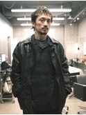 ショートバングのナチュラルパーマ
