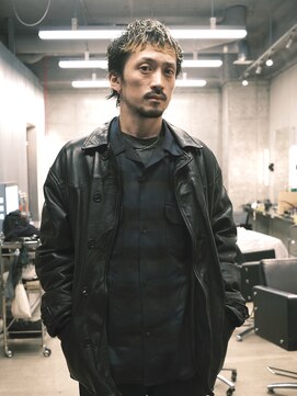 ショートバングのナチュラルパーマ