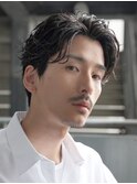 大阪ニュアンスパーマツイストスパイラルパーマセンターパート