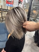 ラフ 難波店(LAFF)&nbsp;バレイヤージュ/シャドウルーツ/ハイライト/レイヤーカット