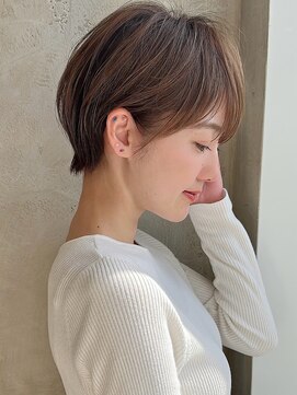 アフロート トウキョウ(AFLOAT TOKYO) マッシュショートボブ30代40代小顔銀座面長丸顔クールショート
