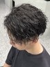 【安藤初回限定】メンズカット+ダメージレスパーマ+濃密炭酸クレンジングスパ