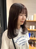 カフネ(CAFUNE) レイヤーカット/ラベンダーブラウン