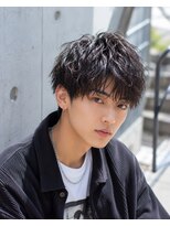 MEN's Baguz  MEN'Sカット/ MEN'Sパーマ/ MEN'Sカラー&nbsp;韓国風無造作ウェーブ束感メンズマッシュパーマ