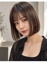 オンスター(ONSTAR) 韓国風レイヤーカット前髪ありアッシュベージュ20代30代
