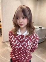 ヴィヴィッド オモテサンドウ(ViViD omotesando)&nbsp;ハイトーンカラー グラデーションカラー 顔周りカット ロング