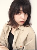 軽めに仕上げた束感ロブ＊ハイライトでグラデーションカラー