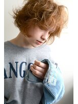 ミラバイグリーン(Mira by green)&nbsp;honey beige×curly mini BOB 01