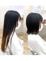 ロミー 本厚木(ROMMY.)&nbsp;ばっさり30cm！ミニボブ◎パツッとボブ☆ROMMY.田中