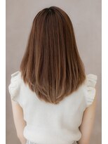 カバーヘア ブリス 上尾西口店(COVER HAIR bliss)&nbsp;外国人風ペールベージュ前下がりワンカール301Y上尾10代20代30代