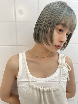 デート 下北沢(DATE) ペールグリーン×ボブ