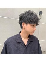 ラナ 渋谷(Lana)&nbsp;マッシュニュアンスパーマミルクウェーブ渋谷黒染め