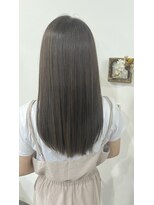 ニッキ(Nikki)&nbsp;グレージュカラー+髪質改善トリートメント【橋本】