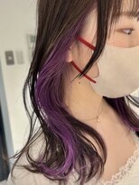 ヨーク(YOKE)&nbsp;【YOKE】パープルインナーカラーフェイスフレーミング