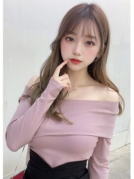 オリジンズヘアーセカンド 守谷店(Origins hair 2nd) グレージュ系カラー×BYKARTE TR