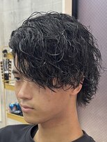 メイン(MENIN)&nbsp;ミディアムスパイラルパーマ【相模大野/メンズ/眉毛/町田】