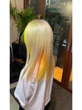 ヘアリゾート ディアリウム(Hair Resort DEARIUM) オレンジ×イエロー