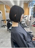 ストレートボブ愛され顎ラインボブアンニュイ色気色っぽボブ