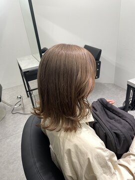 ペレ 渋谷(PELE) h_ 黒髪/ボブルフ/ネビージュ/小顔/ワンレン/水戸/髪質改善/前髪