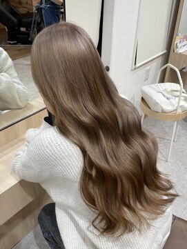 カラースタンド(COLOR STAND) ミルクティーベージュブリーチハイトーンダブルカラー佐賀