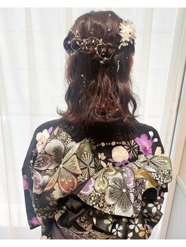 アイビー(Ivy) 卒業式　着付け　袴着付け　ヘアセット