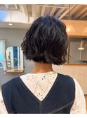 くるくるボブパーマ
