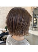 ぱつっとレイヤーボブ