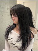 ブルーブラック/ワイドバング/美髪のススメ/外ハネボブ/北九州