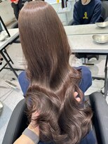 ペレ 栄 アネックス(PELE栄ANNEX) 韓国 くびれロング レイヤー ワンホンヘア 小顔前髪