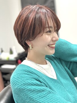 ジエクト 心斎橋 似合わせショート/フェザーショート/細めハイライト