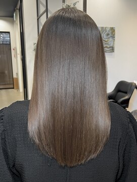 フリック 京都河原町店(FLICK) ★20代30代/ミルクティーグレージュ/髪質改善TR/レイヤーカット