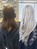 ルフレ 新宿本店2nd(Reflet)&nbsp;＃ダークアッシュ＃プルエクステ＃アッシュ＃大人＃艶カラー