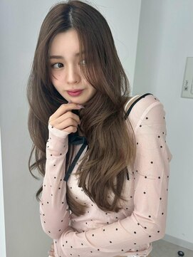 ユーフォリア 銀座本店(Euphoria) アッシュベージュ 長め前髪 前髪なし