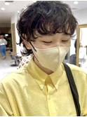[マッシュウルフパーマ]
