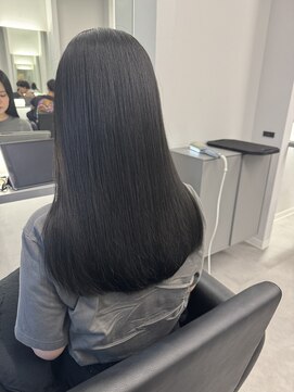 ナンバー 竪町(number+) 10代20代30代大人かわいい暗髪艶感韓国風ブルーブラック