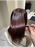 【大槻】ピンクブラウンカラー