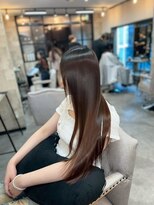 ハル 新宿(haru)&nbsp;ショコラベージュ/艶髪質改善ストレート/ロングヘア/サラつや