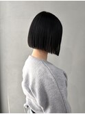 ぱつっとボブ