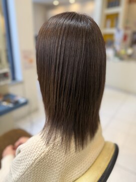 ヘアープレイスクリアライン 栄町店(hair place CLEAR LINE) 【ミディアムレイヤー】髪質改善/トステア/シルク架橋/メテオ