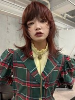 シティ 薬院(SITY.)&nbsp;暖色カラー レイヤーカット 顔周りカット レイヤー