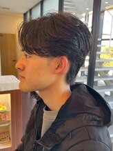ヘアーアンドエステ ハラダ 滝ノ水店(Hair&Esthe Harada) メンズ/フェザーパーマ/マッシュショート
